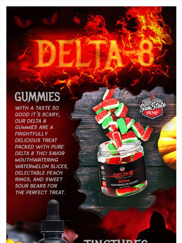 Delta 8 gummies that are so delicious, it's SCARY! 