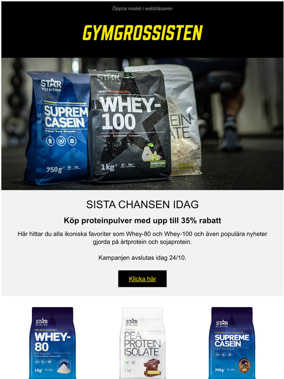 Sista chansen p vra protein deals!