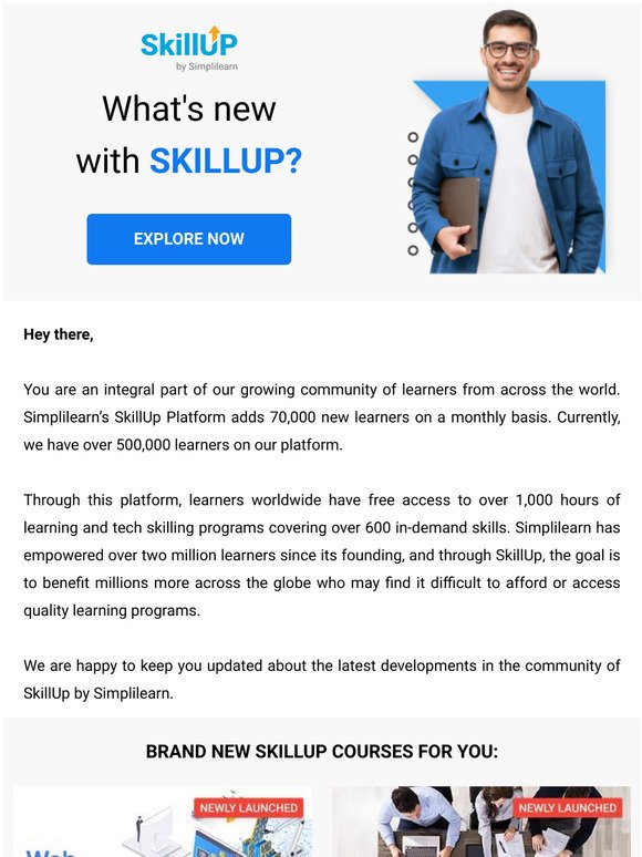 Simplilearn: What s new in Skillup this week? Certificates to grab
