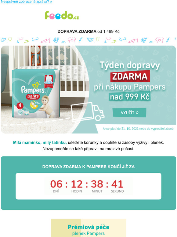  DOPRAVA ZDARMA s Pampers