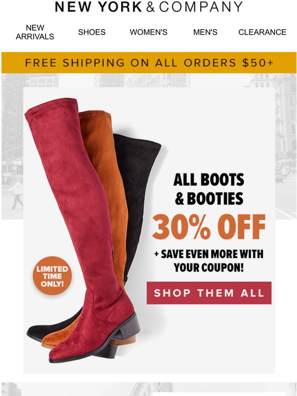 Boots Season!! 30% Off All Boots 
