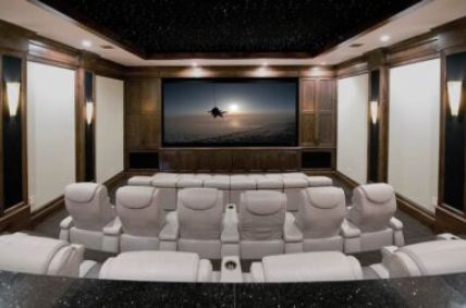 Photo of a home theater