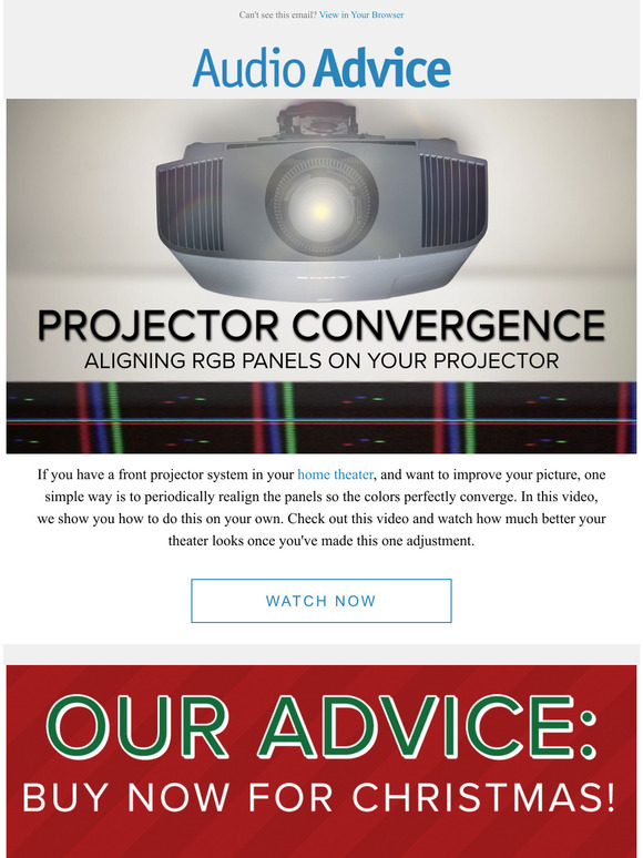 Audio Advice Projector Convergence Learn How To Align The RGB Panels