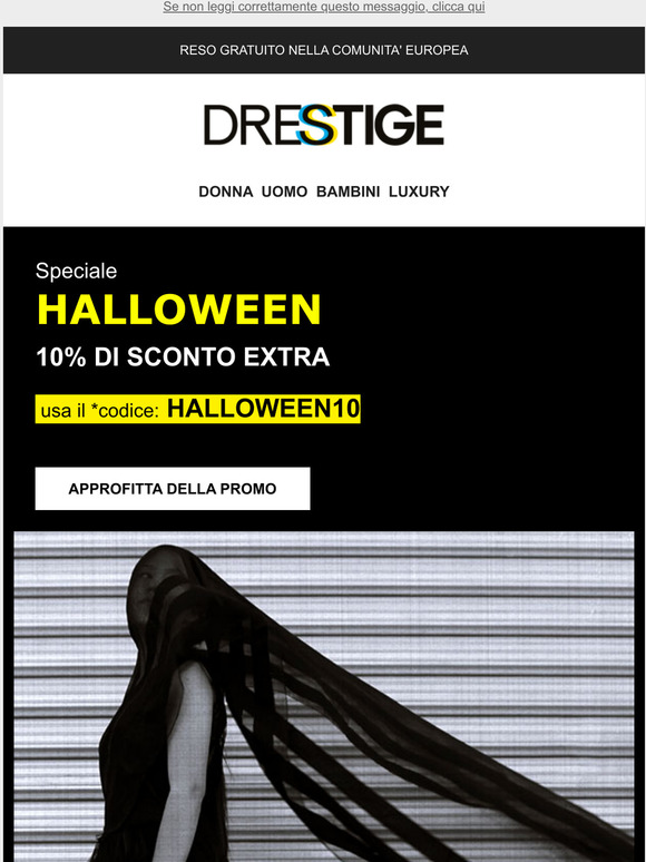 Special Halloween! 10% Extra fino al 01/11