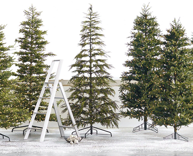 Crate and Barrel NOW OPEN Our holiday tree market. Milled