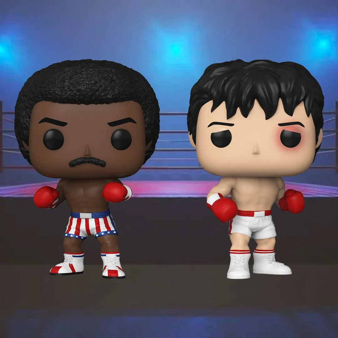 Funko Pop! Rocky Balboa #1177 & Apollo Creed #1178 4 Set of 2 Limited  Edition