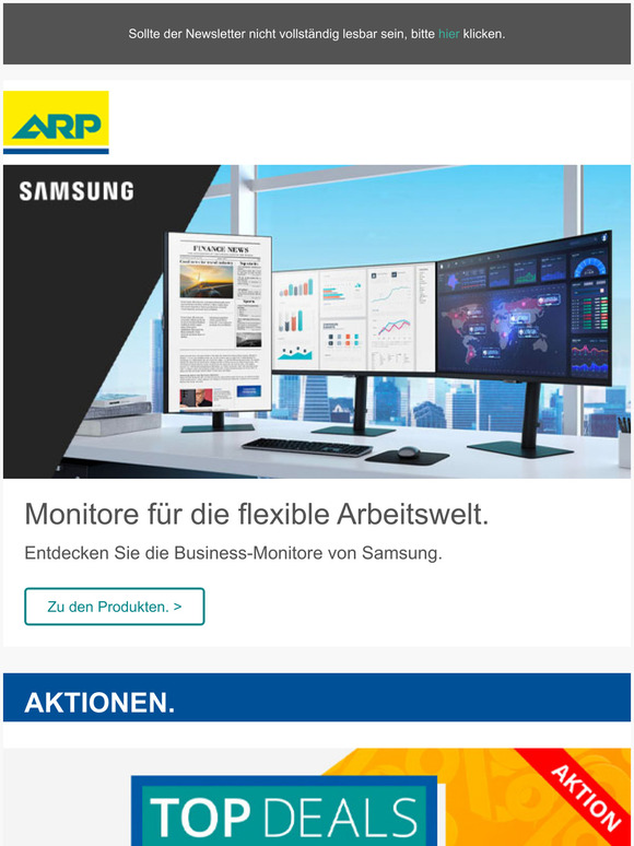 ARP: Highlights der Woche