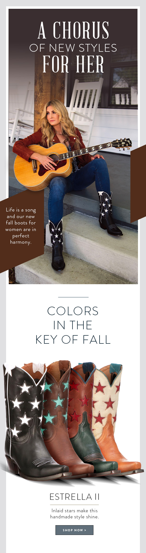 Lucchese Boot Co.: JUST IN: New Fall Boots For Women | Milled