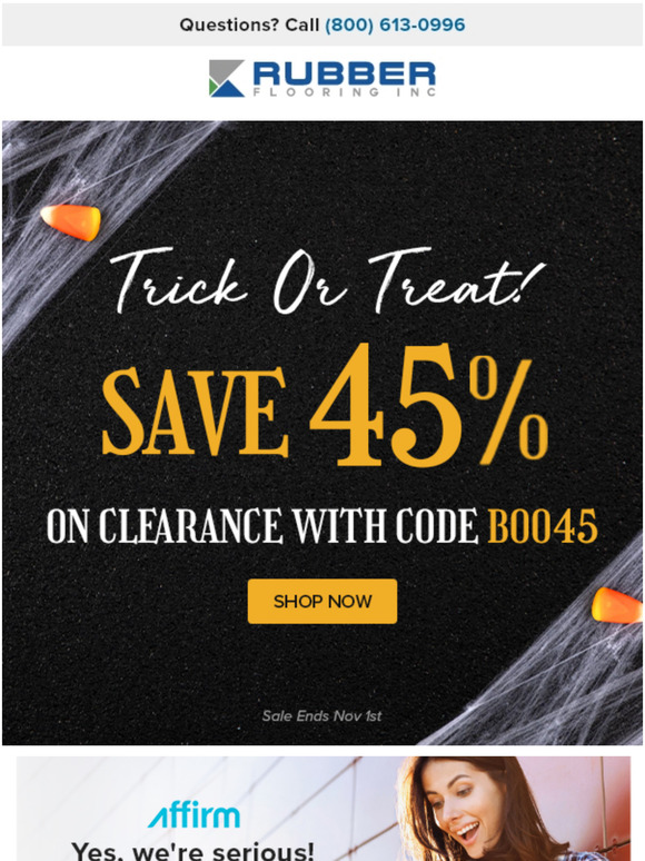 Rubber Flooring, Inc. Here's a Treat, Milled