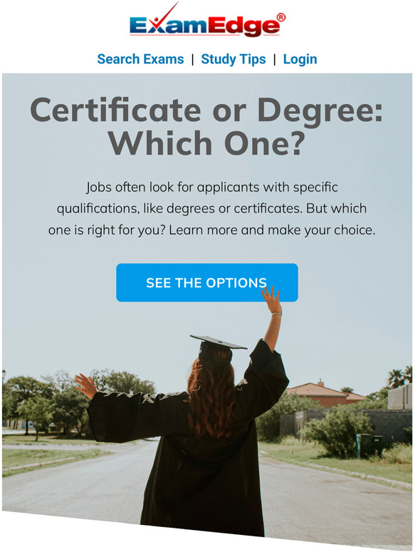 Certificate vs. Degree: Which Should You Get?