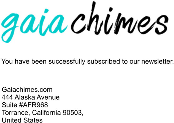 Newsletter subscription success