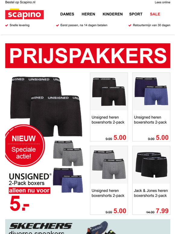 Scapino NL-BE: Bekijk de prijspakkers van Scapino | Milled