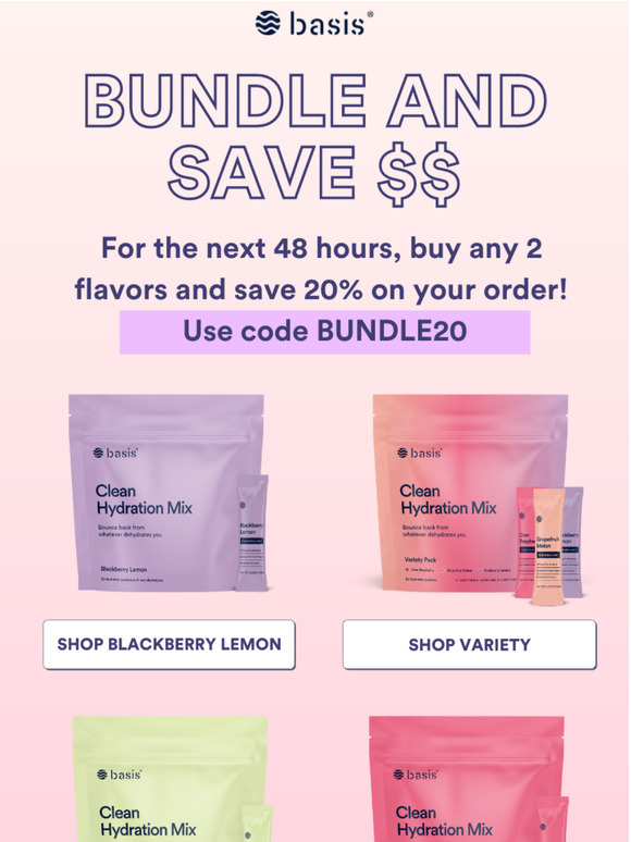  Bundle And Save 20%