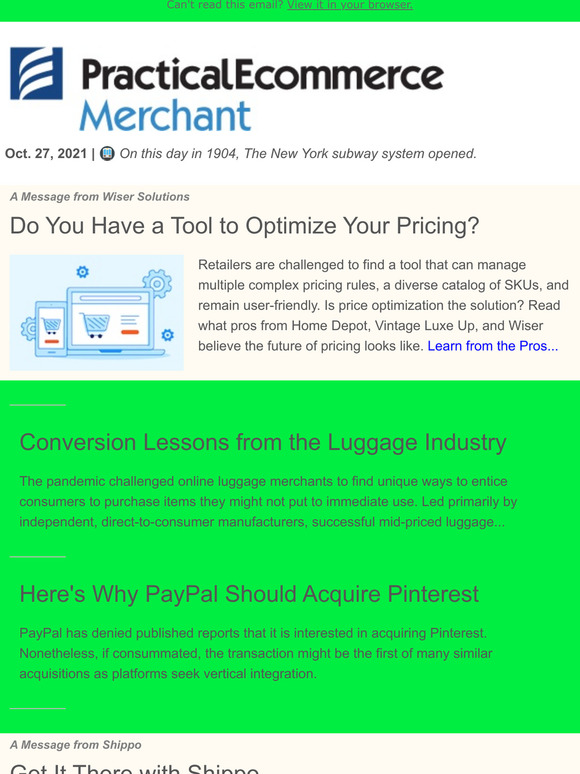 Conversion Lessons | PayPal, Pinterest? | Third-party Add-ons