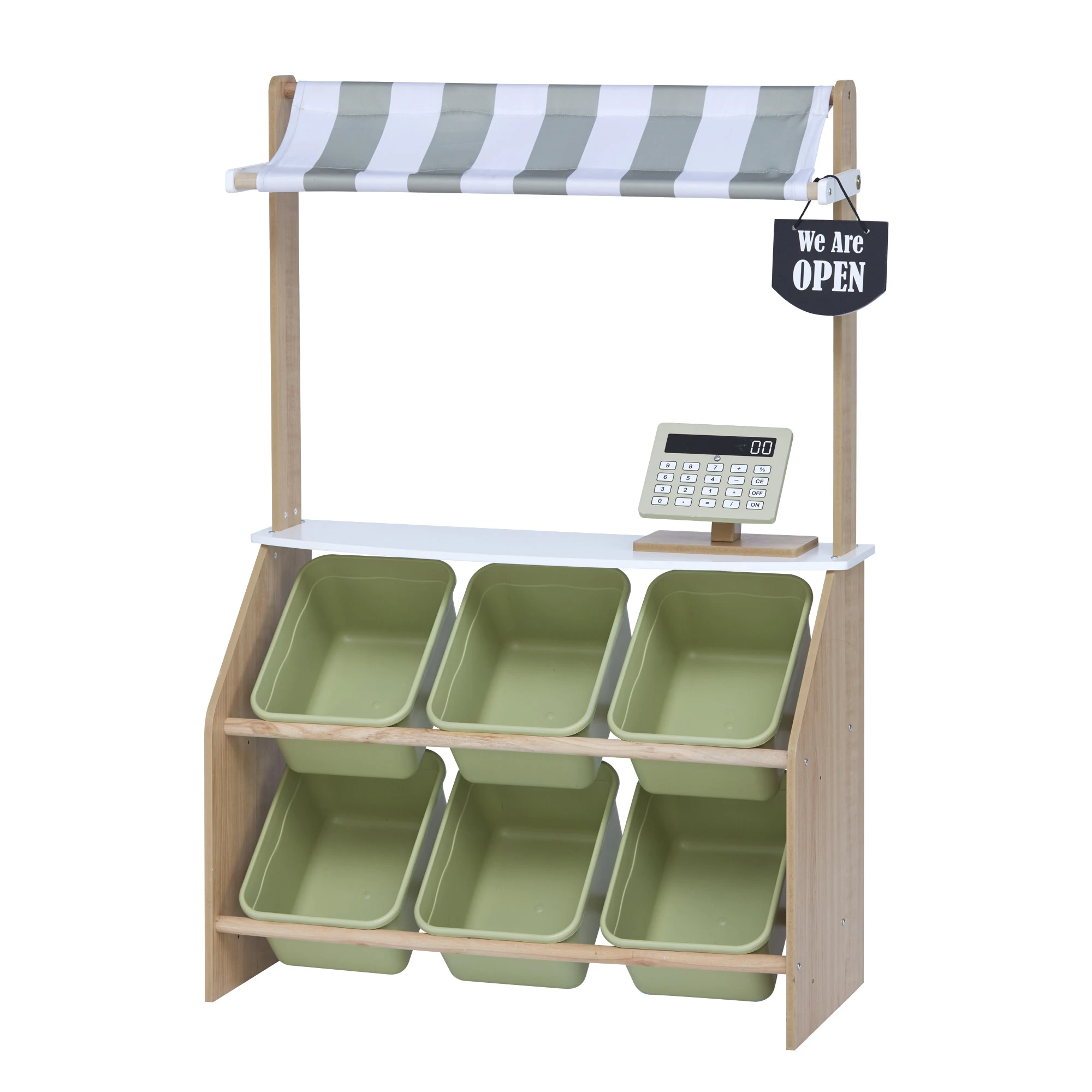 Image of Little Helper Market Play Stand Play Kitchen
