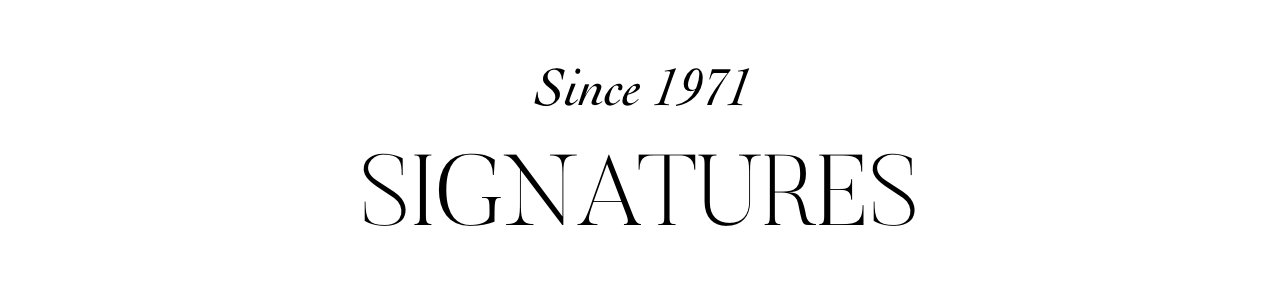 Signatures - Since 1971