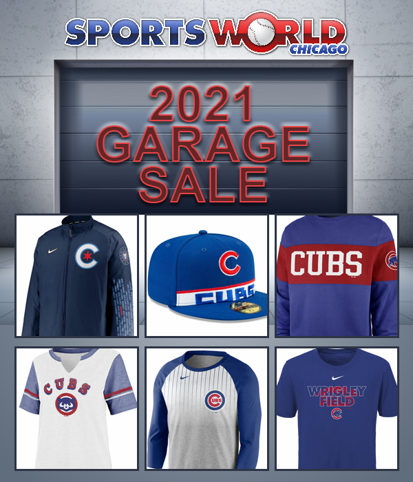 Chicago Cubs Garage Sale at SportsWorldChicago.com