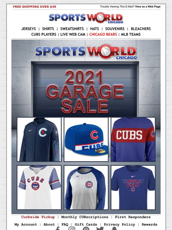  FLASH: Chicago Cubs Garage Sale