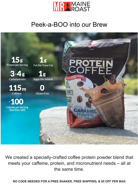 SPOOKY SALE  Protein Coffee