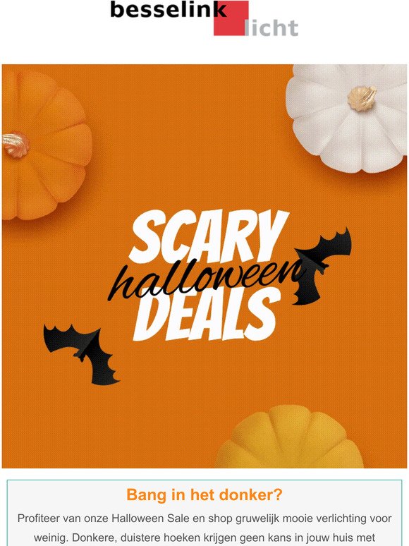 Bang voor onze Halloween Sale? 
