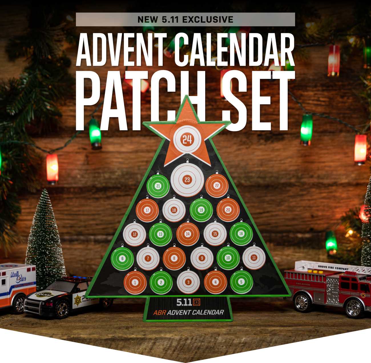 511 Tactical The Advent Calendar Patch Set is HERE! Milled