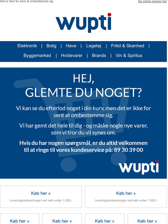 Hej -glemte du noget?