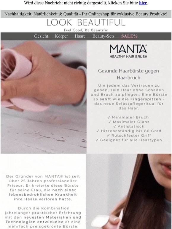 MANTA - Minimaler Bruch und maximaler Glanz