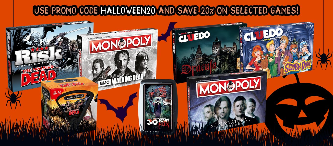Use promo code Halloween20 and save 20% on selected games!