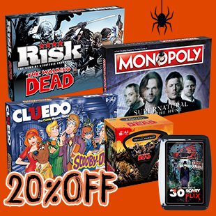 Use promo code Halloween20 and save up to 20% on selected lines.