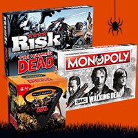 Walking Dead RISK, Monopoly, Trivial Pursuit