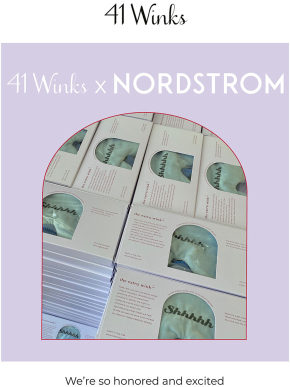 We've launched at Nordstrom..NBD