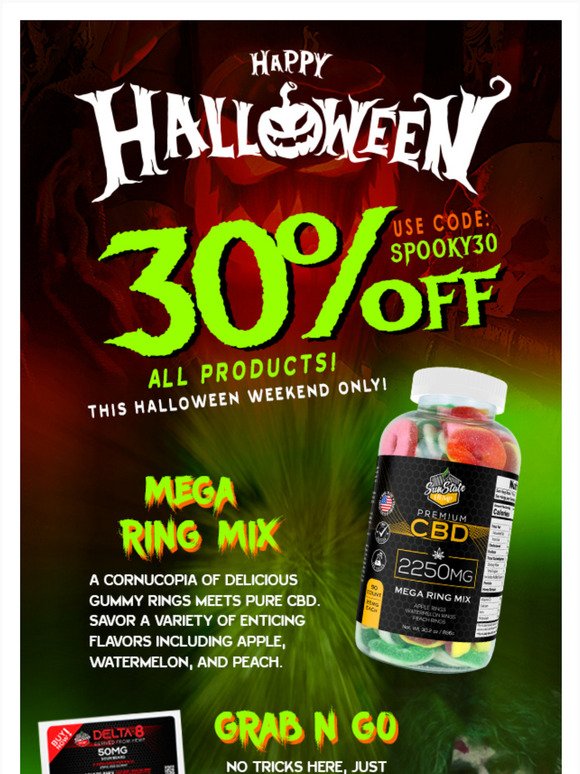 It's ALIVE!  Our SPOOKY Halloween Sale!