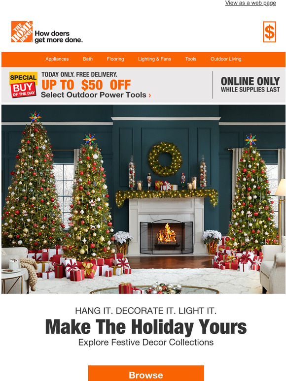 Home Depot Its Not Just Bells on Bobtails That Make Spirits Bright