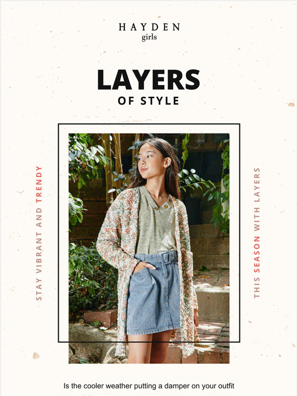 Layers are way cooler this fall