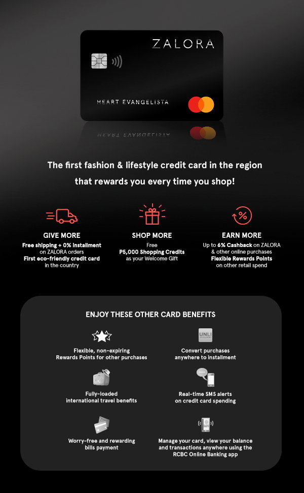 Introducing: The ZALORA Credit Card