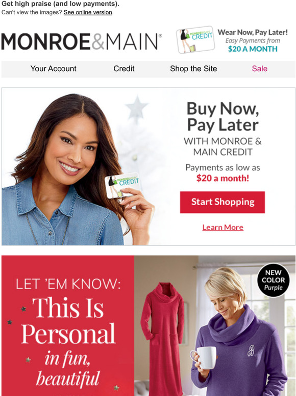 Monroe and Main Signature Gifts from Just 20 a Month! Milled