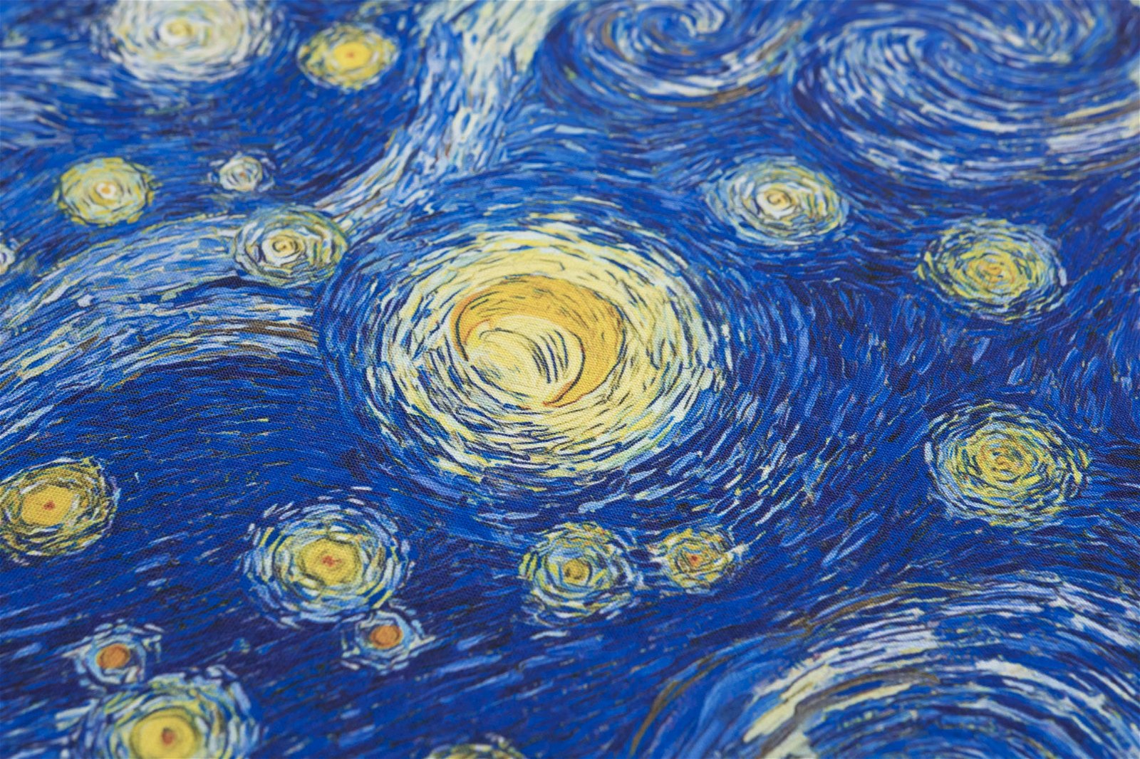 Tkanina Panama Poliester - Gwiaździsta Noc Van Gogh