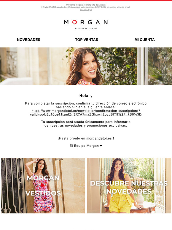 Confirma tu suscripcin a la newsletter