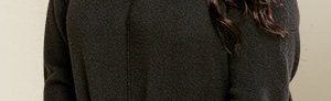 Tunic Length Crew Neck Sweater