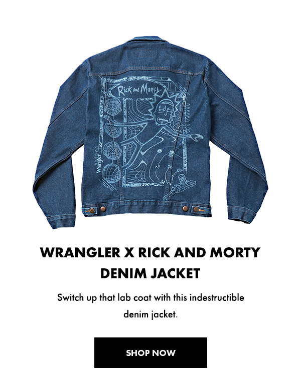 rick and morty wrangler jacket