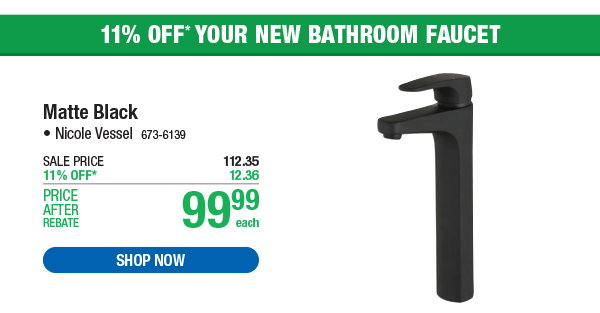 Matte Black Faucet