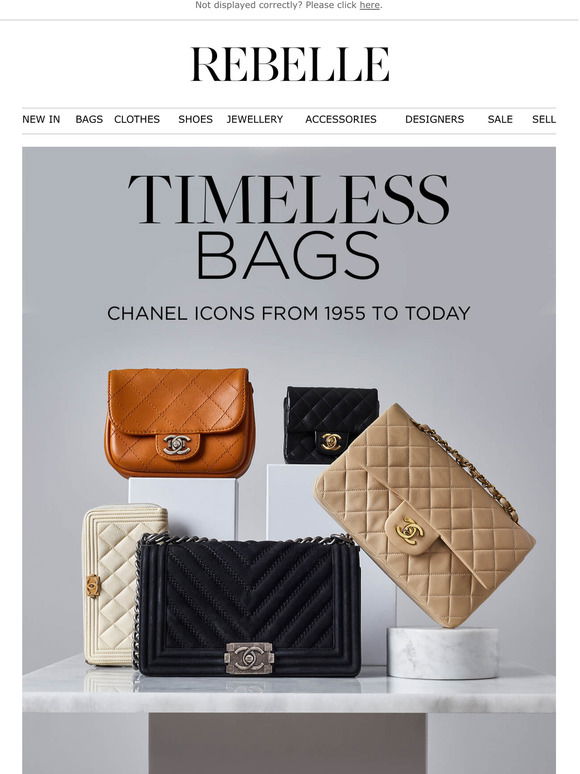 Rebelle CHANEL BAGS Chanel icons from 1955 to today Milled