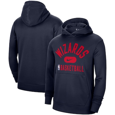 Men's Nike Navy Washington Wizards 2021-2022 Spotlight On Court Performance Practice Pullover Hoodie