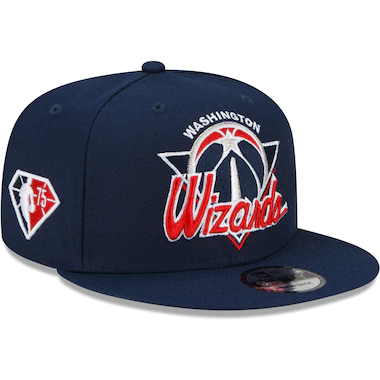 Men's New Era Navy Washington Wizards 2021 NBA Tip-Off Team Color 9FIFTY Snapback Adjustable Hat