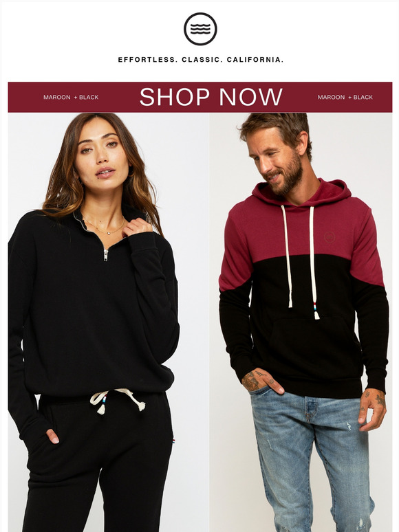 Color Feature: Maroon + Black 