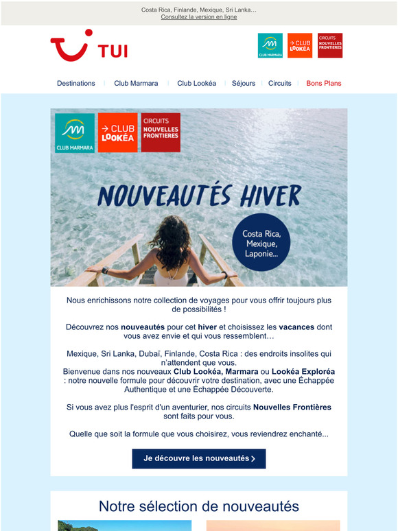Pour vous, nos nouveauts hiver