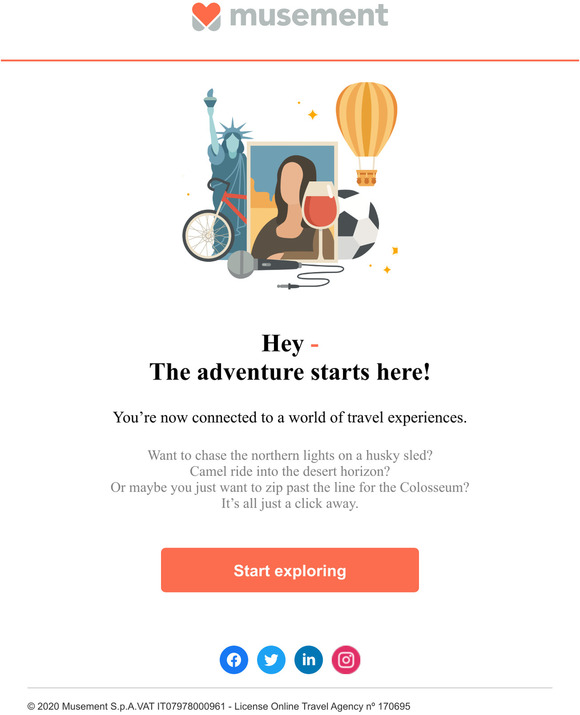 Welcome to Musement