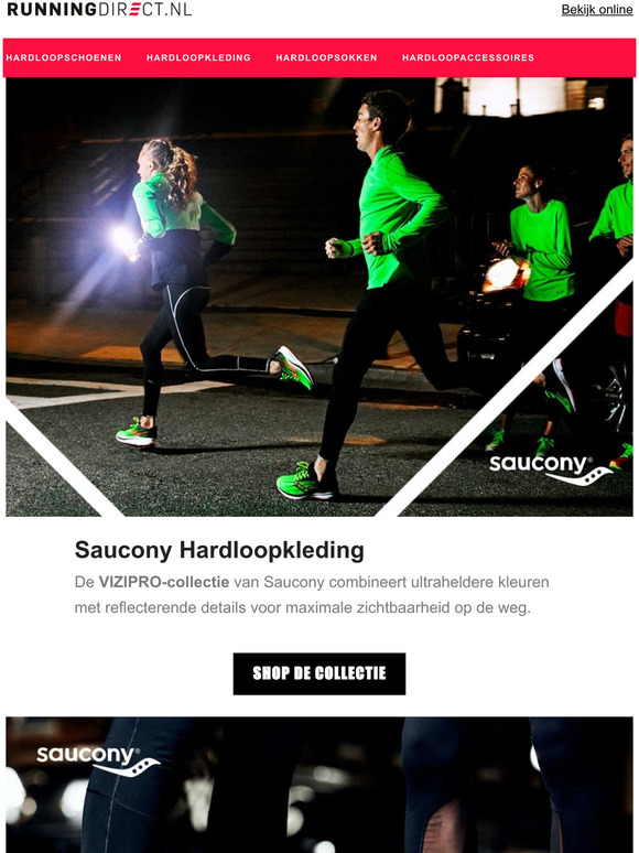 Klaar voor de wintertijd met de Saucony VIZIPRO-collectie