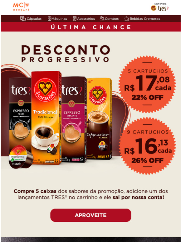 Cartuchos a partir de R$16,13 cada! Aproveite!