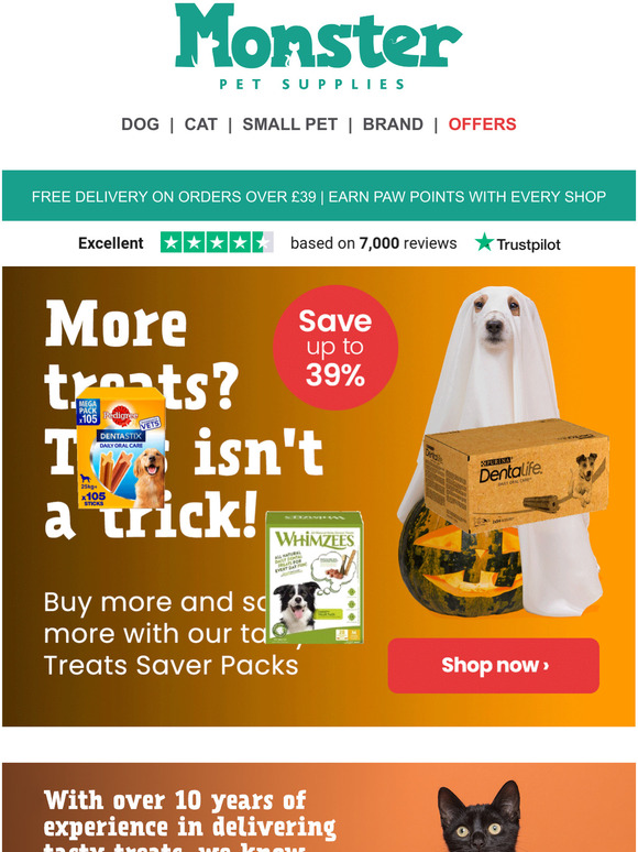 Monster pet supplies sales discount